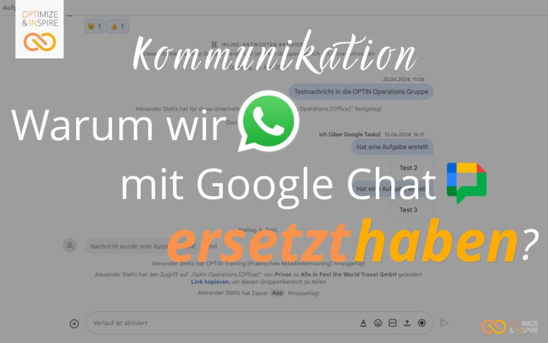 WhatsApp mit Google Chat ersetzt – unsere Gründe